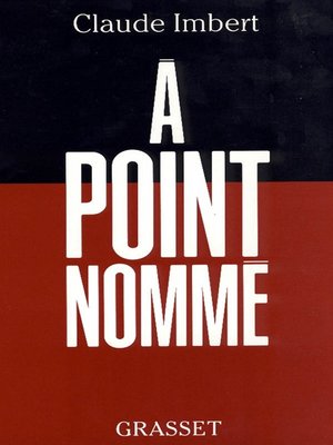 cover image of A point nommé